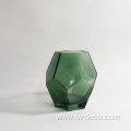 large square square vase glass with thick bottom